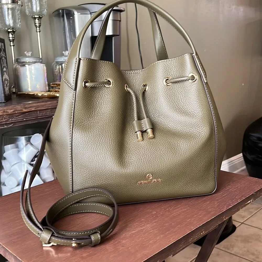 Michael Kors pebbled leather tote bag
